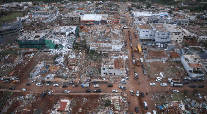 Simepar confirma três tornados no Paraná;