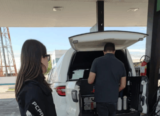 PCPR, ANP e Receita Federal fiscalizam postos de combustíveis em Curitiba e na RMC