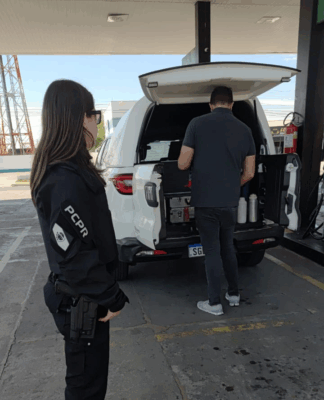 PCPR, ANP e Receita Federal fiscalizam postos de combustíveis em Curitiba e na RMC