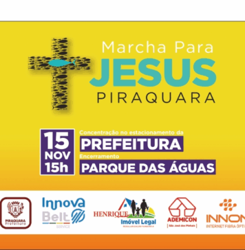 Marcha para Jesus de Piraquara será neste sábado