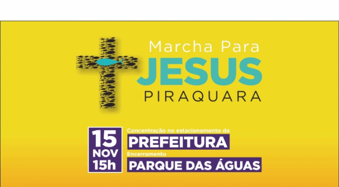 Marcha para Jesus de Piraquara será neste sábado