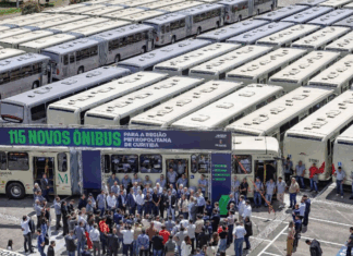 Grande Curitiba recebe 115 novos ônibus no transporte coletivo