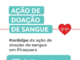 Nova data para Doação de Sangue em Piraquara!