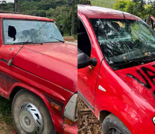 Briga de família acaba com carros destruídos, mulheres agredidas e dois presos