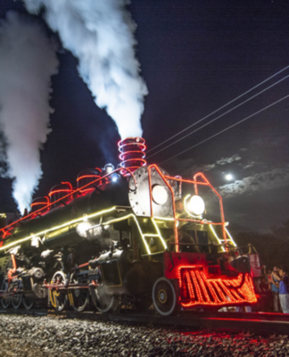 Maria Fumaça do Natal começa a circular em Curitiba neste fim de semana