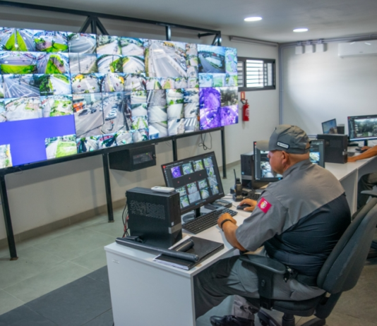 Monitoramento com 313 câmeras reforça a segurança em Piraquara