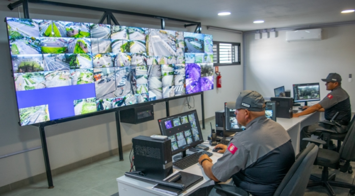 Monitoramento com 313 câmeras reforça a segurança em Piraquara