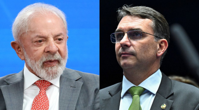Flávio Bolsonaro sobe e empata tecnicamente com Lula, aponta pesquisa Atlas
