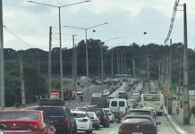 Grave acidente bloqueia Rodovia na entrada de Piraquara