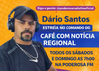 RADIALISTA DÁRIO SANTOS ACEITA CONVITE E RETORNA AO RÁDIO COM GRANDE ESTREIA NA PODEROSA FM