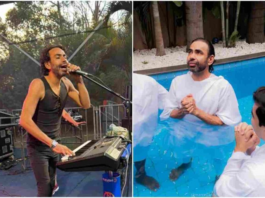 Do “Risca Faca” para as águas: Pepe Moreno é batizado em igreja evangélica