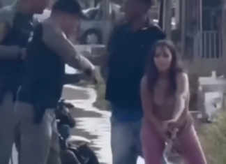 Mulher tira arma de dentro de parte íntima durante ação da PM