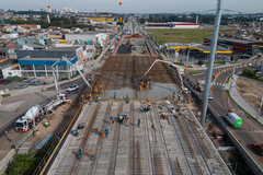 Prefeitura inicia nova fase da construção do viaduto Curitiba-Pinhais