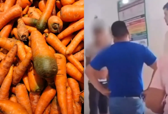 Homem vai até UPA com cenoura em parte íntima e arma barraco