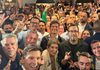 Evento reúne Moro, Deltan e Filipe Barros em apoio a Flávio Bolsonaro