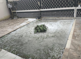 Chuva e granizo assustam moradores da Grande Curitiba nesta sexta-feira (16)